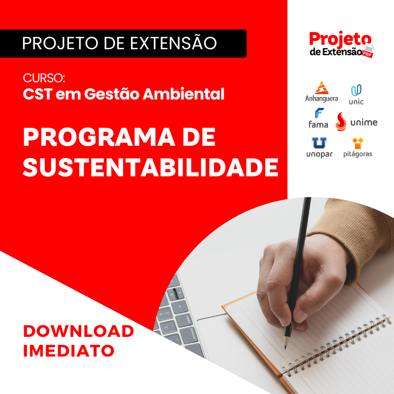 PROJETO DE EXTENSÃO I - GESTÃO AMBIENTAL