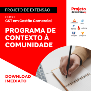 PROJETO DE EXTENSÃO I - GESTÃO COMERCIAL