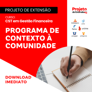 PROJETO DE EXTENSÃO I - GESTÃO DE FINANCEIRA