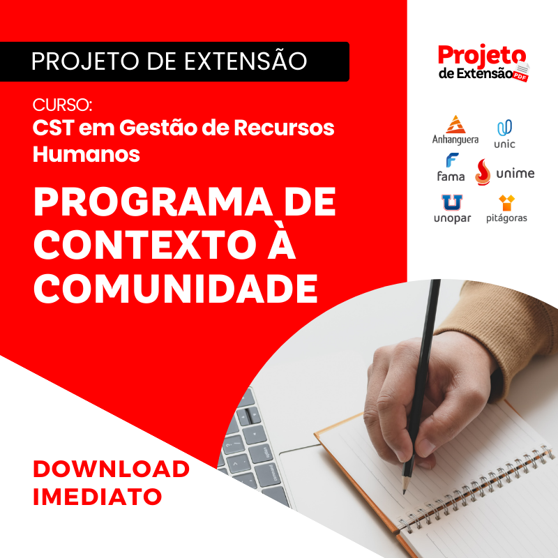 PROJETO DE EXTENSÃO I - GESTÃO DE RECURSOS HUMANOS
