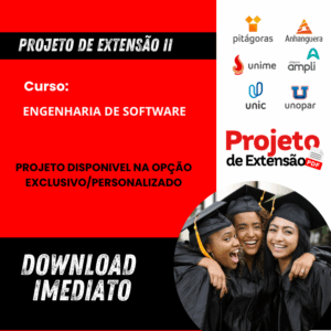 PROJETO DE EXTENSÃO II - ENGENHARIA DE SOFTWARE