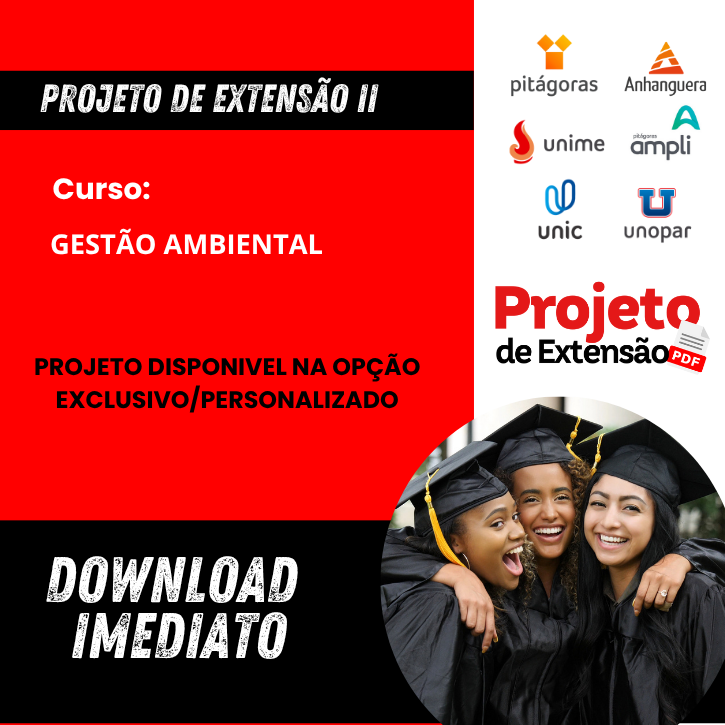 PROJETO DE EXTENSÃO II - GESTÃO AMBIENTAL
